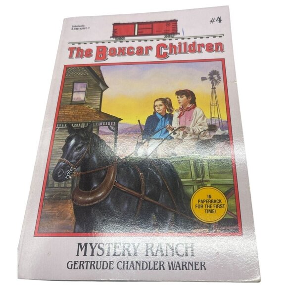the boxer children paperback book #4 Mystery Ranch 1986 English by Warner READ - Picture 1 of 7